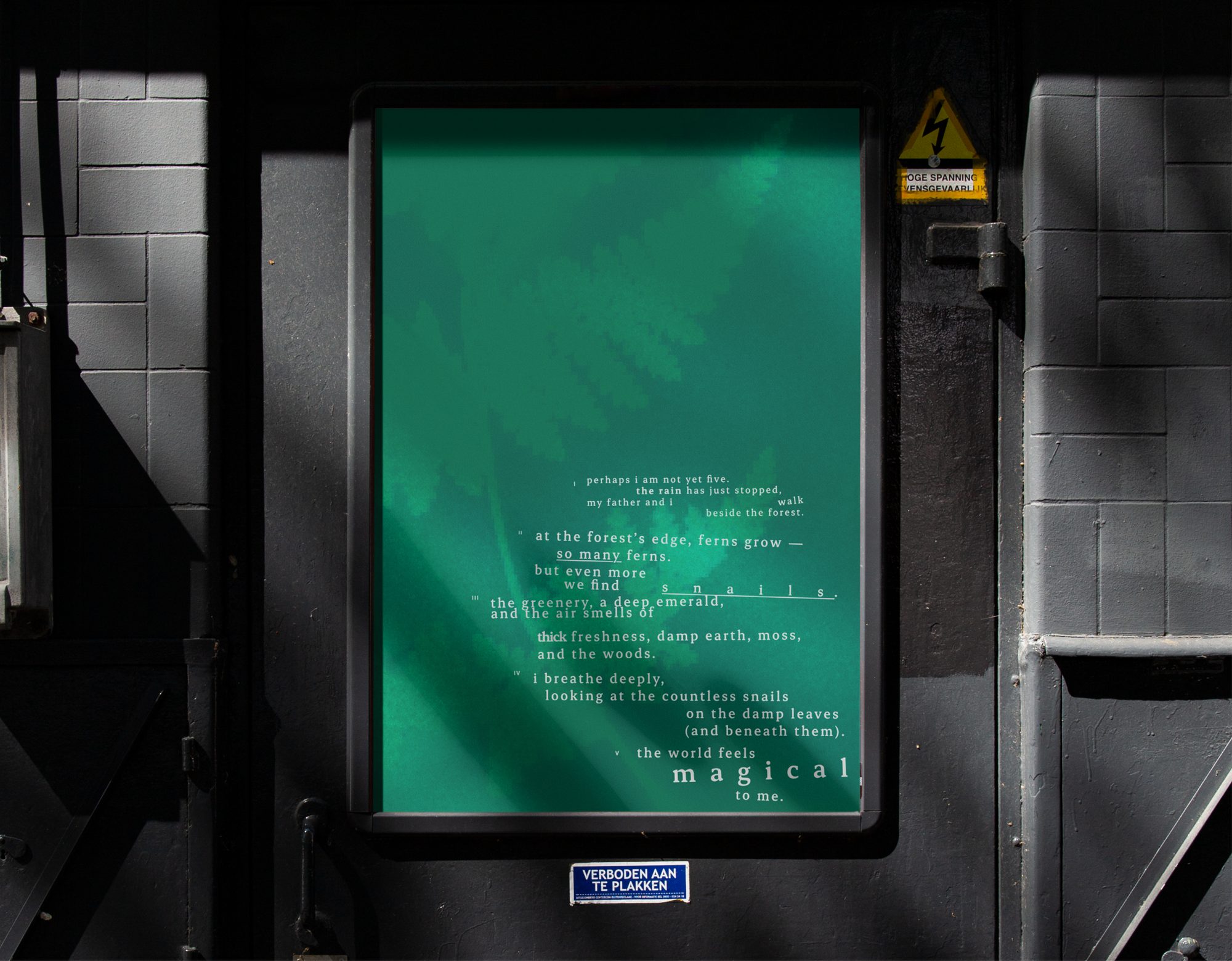 Experimental posters by Daria Smyrnova